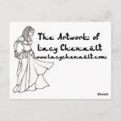 Happy Birthday Belly Dancer  ポストカード (裏面)