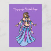 Happy Birthday Belly Dancer  ポストカード (正面)