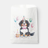 Happy Birthday Bernese Mountain Dog フェイバーバッグ (正面)