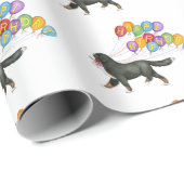 Happy Birthday Bernese Mountain Dog ラッピングペーパー (ロールコーナー)