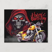 Happy birthday! biker ポストカード (正面)