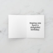 Happy Birthday Blooming Calla Lilies カード (内部)