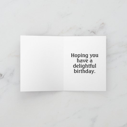 Happy Birthday Blooming Calla Lilies カード (内部)