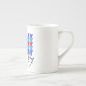 Happy birthday boy. Celebrating your birthday... ボーンチャイナマグカップ (右)