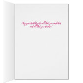 Happy Birthday Bubbles Custom Text Greeting Card (内側 (右))