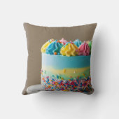 Happy Birthday cake decoration クッション (裏面)