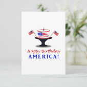 Happy Birthday Cake for America エンクロージャーカード (スタンド正面)