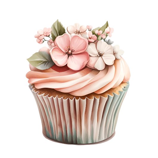 Happy Birthday Cake for girl ペーパープレート