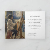 Happy Birthday Canvas Artist Painter Card カード (内部)