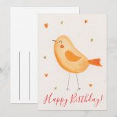 Happy Birthday Card シーズンカード (正面/裏面)