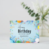 Happy Birthday Card ポストカード (スタンド正面)