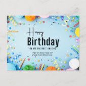 Happy Birthday Card ポストカード (正面)