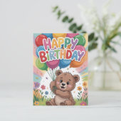 Happy birthday card ポストカード (スタンド正面)