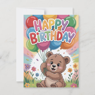 Happy birthday card ポストカード