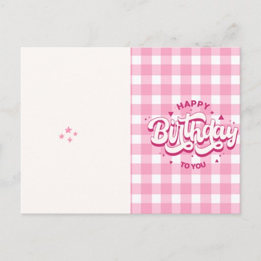 Happy Birthday Card | Birthday Greeting Card  ポストカード (正面)