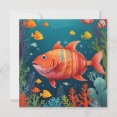 Happy Birthday Card - Personalise BD Card 招待状 (裏面)