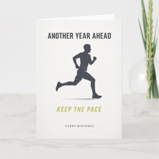 happy birthday card runner カード