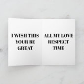 Happy Birthday Card You Can Use In All Contextes カード (内部)