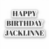 Happy Birthday Card You Can Use In All Contextes シール (正面)