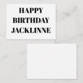 Happy Birthday Card You Can Use In All Contextes ノートカード (正面/裏面)