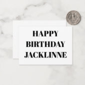 Happy Birthday Card You Can Use In All Contextes ノートカード (正面/裏面インサイチュ)