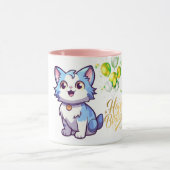 Happy Birthday Cat Coffee Mug – Cute Gift for Cat マグカップ (中央)