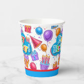Happy Birthday Celebration  紙コップ (左)
