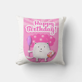 Happy Birthday Celebration Design クッション