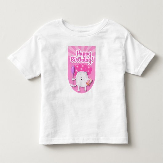 Happy Birthday Celebration Design トドラーTシャツ (正面)