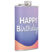 Happy Birthday Celebration Design フラスク (右)