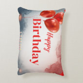 Happy Birthday Celebration Pillow アクセントクッション (裏面(縦))