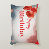 Happy Birthday Celebration Pillow アクセントクッション (正面(垂直))