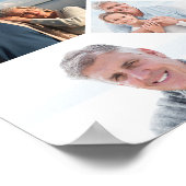 Happy Birthday Cheers To 60 Years Photo Collage ポスター (角)