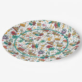  Happy Birthday Children's Paper Plate ペーパープレート (アングル)