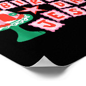 Happy Birthday Christian Jesus Christmas Preppy Bd ポスター (角)