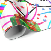 Happy Birthday Christmas Wrapping Paper ラッピングペーパー (ロールコーナー)