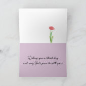 Happy Birthday Church Sister in Christ Religious  カード (内部)