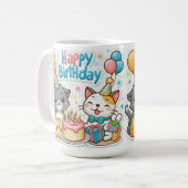 Happy Birthday   Collection  Design コーヒーマグカップ (正面左)