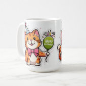 Happy Birthday Collection Design コーヒーマグカップ (正面左)