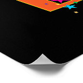 Happy Birthday, colorful and festive, ポスター (角)