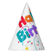 Happy Birthday Confetti パーティーハット (左)