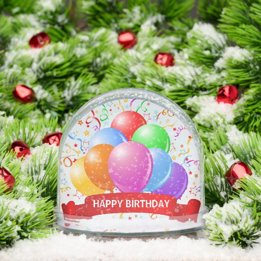 Happy Birthday Confetti Balloons (クリスマス)