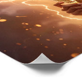 Happy Birthday Congratulations by female Superhero ポスター (角)