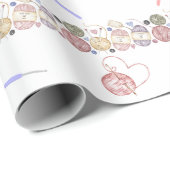 Happy Birthday Crochet Wrapping Paper ラッピングペーパー (ロールコーナー)