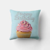 Happy Birthday cupcake クッション (裏面)