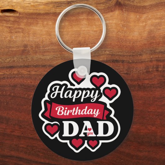 Happy birthday Dad キーホルダー (裏面)