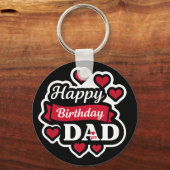 Happy birthday Dad キーホルダー (正面)