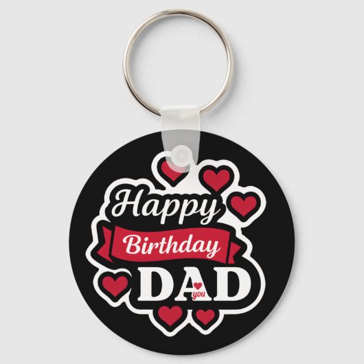 Happy birthday Dad キーホルダー (裏面)