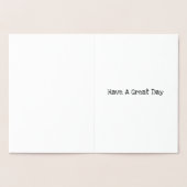 Happy Birthday Dad Card 箔カード (内部)