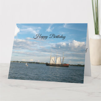 Happy Birthday Dad Sailing カード